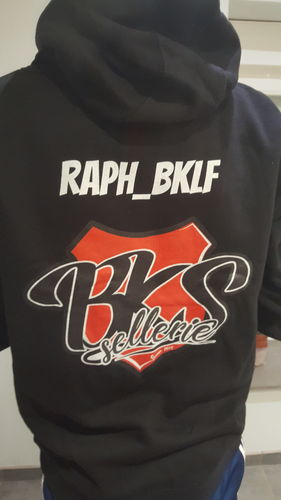 Customer photo review of Sweat BKS - Personnalisable - Couleur Au Choix