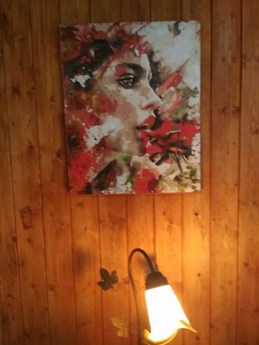 Customer photo review of Mujer y rosas