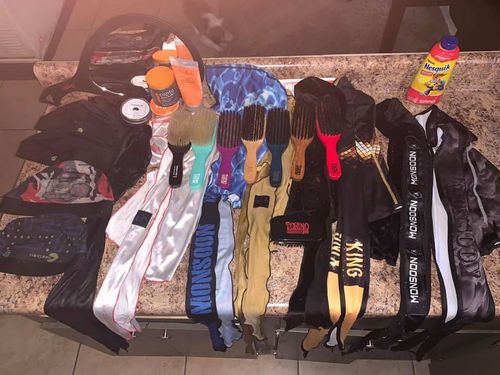 Customer photo review of DESIGN YOUR OWN CUSTOMIZED DURAG.