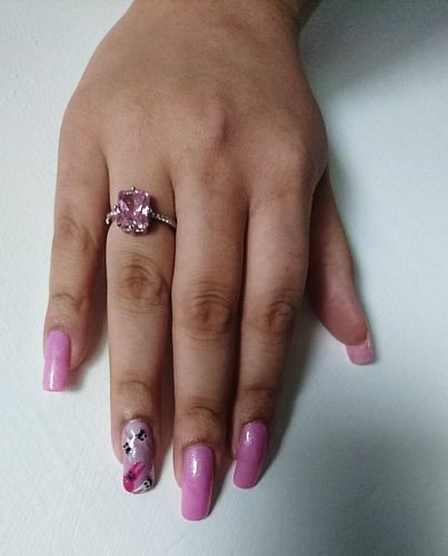 Customer photo review of Pink Princess Ring
