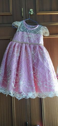 Customer photo review of Embroidery Flower Bow Puffy Princess Dress