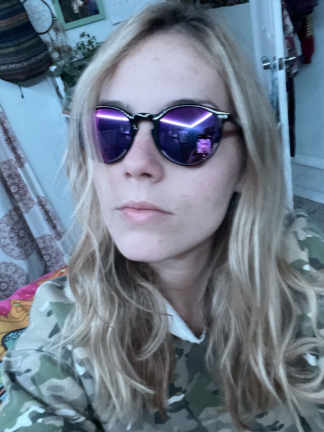 Customer photo review of Classic - Purple Sky Mirror