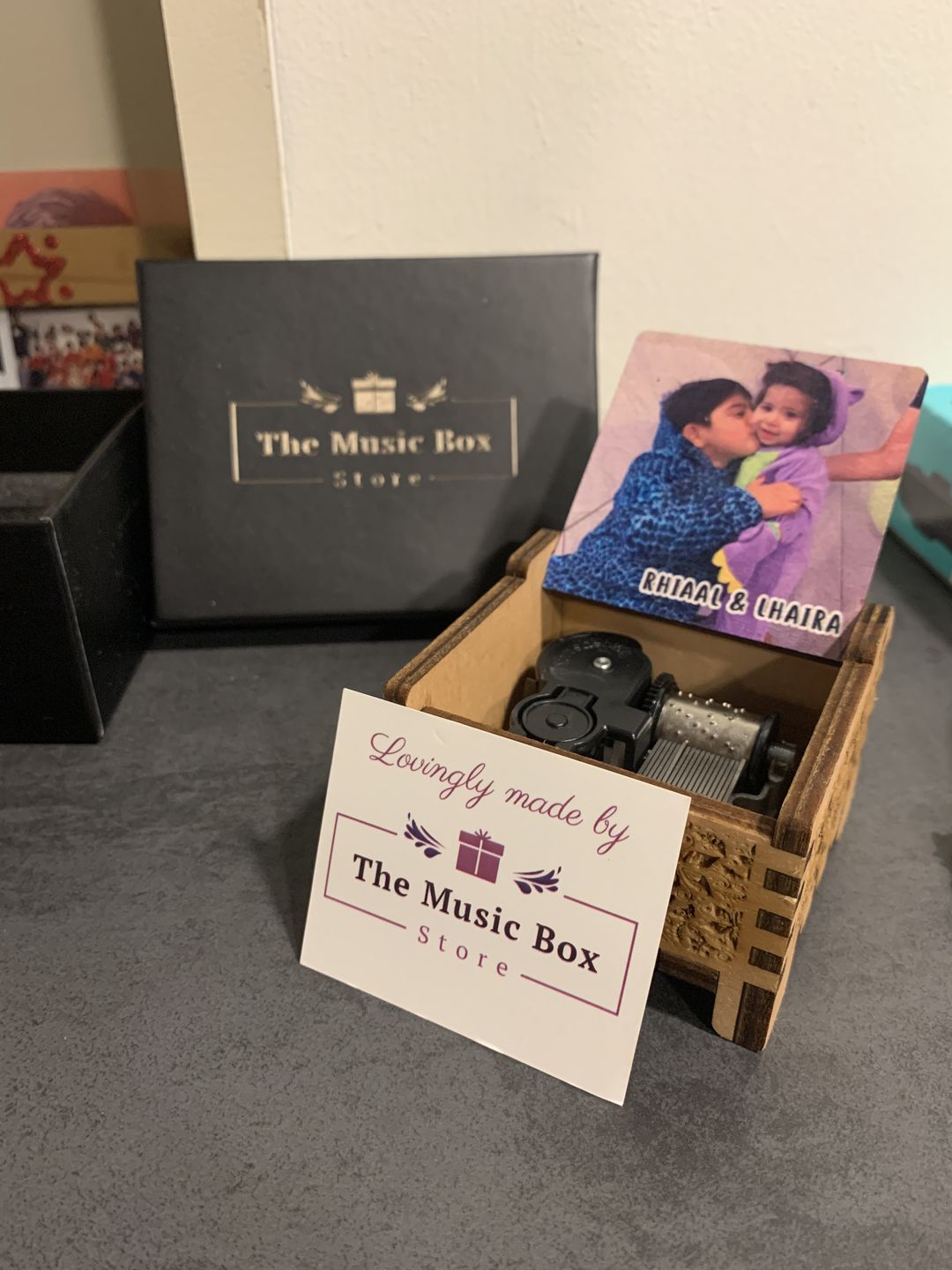 Customer photo review of Wind-up Music Box