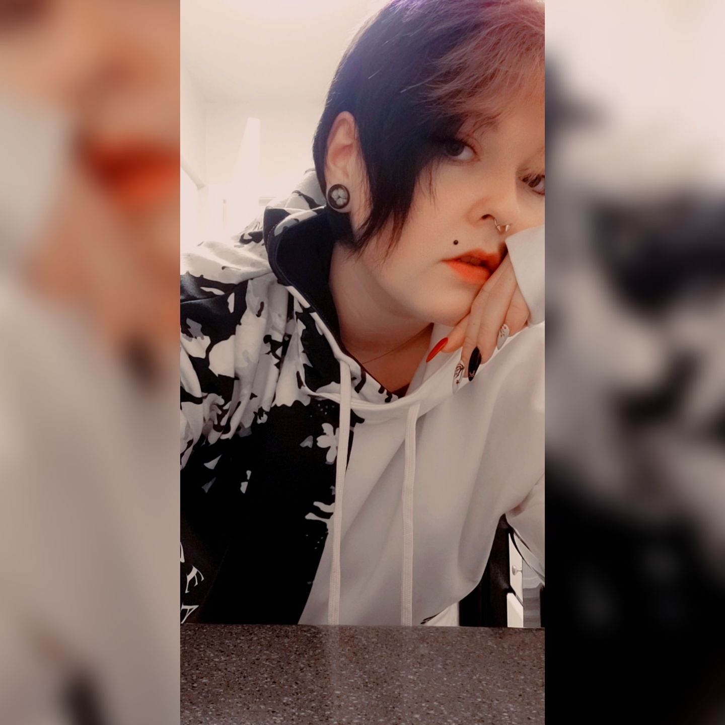 Customer photo review of Death & Life Hoodie