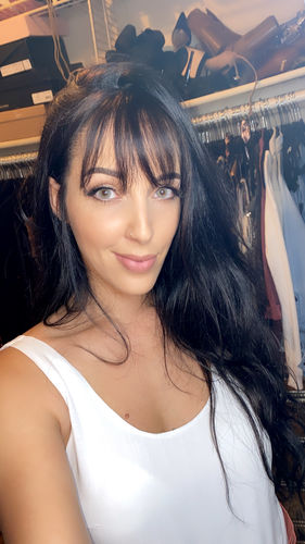 Customer photo review of Icy Grey Prescription Contact Lenses