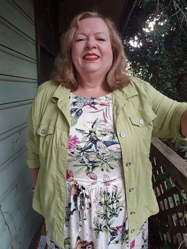 Customer photo review of Plus Size - Summer Casual Printed Cotton Sleeveless Dress