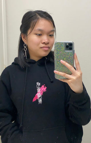 Customer photo review of JJK Black Hoodie