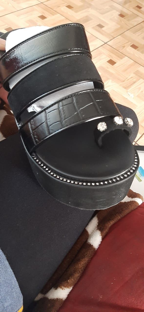 Customer photo review of SANDALIA NEGRA 15662