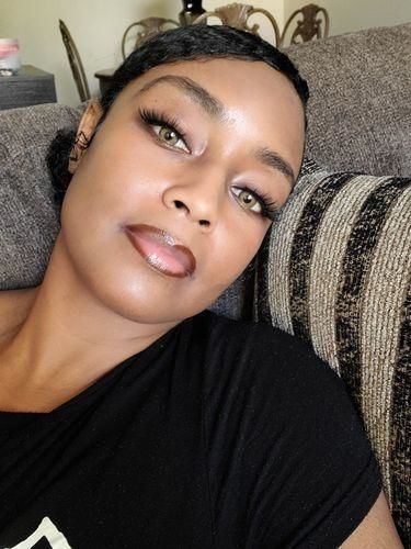 Customer photo review of Himalaya Brown Prescription  Colored Contact Lenses