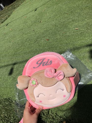 Customer photo review of Personalized Leyadoll Backpack (Pink)