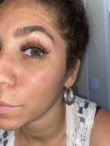 Customer photo review of [US Warehouse] Shallow Blue Contact Lenses