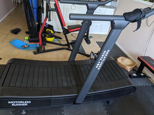 Customer photo review of GLG Curved Motorless Treadmill