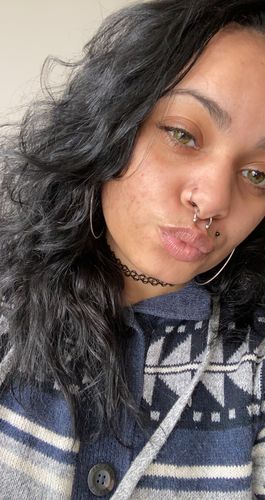 Customer photo review of [US Warehouse] [buy 1 get 1 free] Natural Ocre Contact Lenses