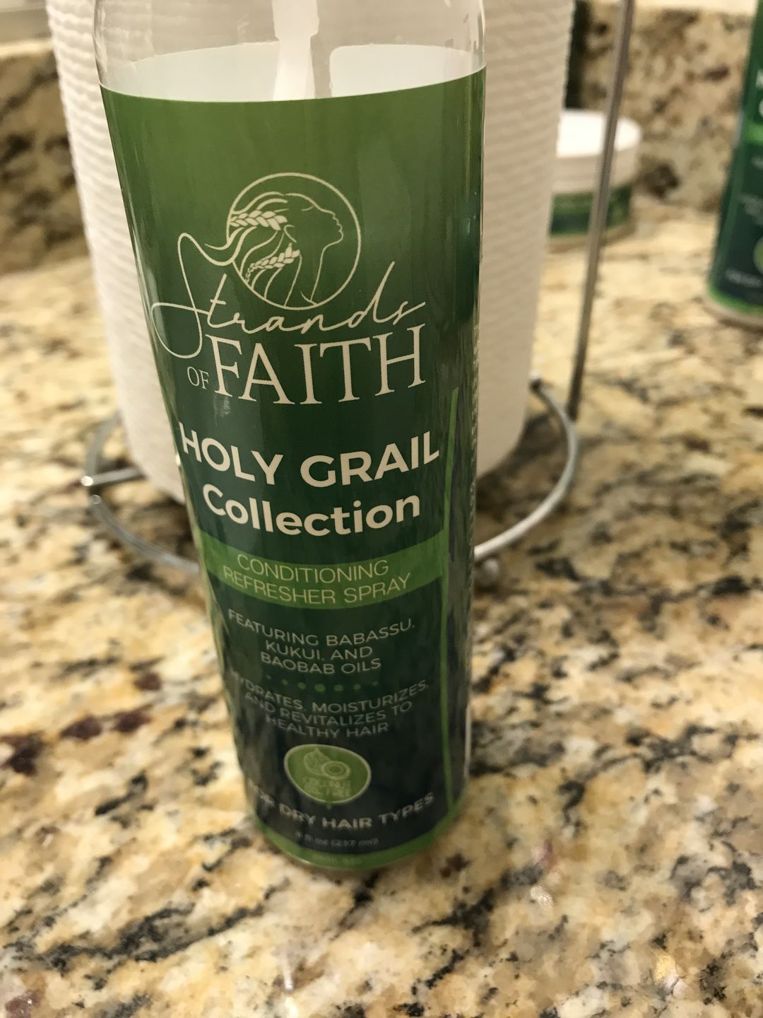 Customer photo review of Conditioning Refresher Spray