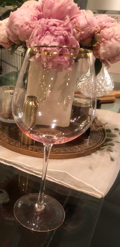 Customer photo review of STUDDED GLASS DECANTER