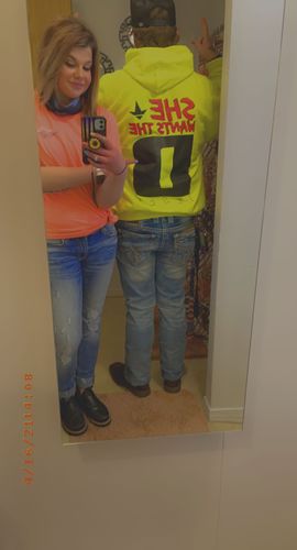 Customer photo review of AB She Wants the Diesel Hoodie