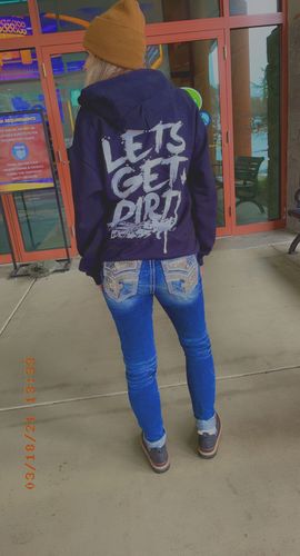 Customer photo review of AB Let's Get Dirty Hoodie