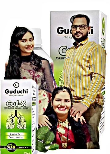 Customer photo review of Cof-X Ayurvedic Cough Syrup for Congestion & Respiratory Relief