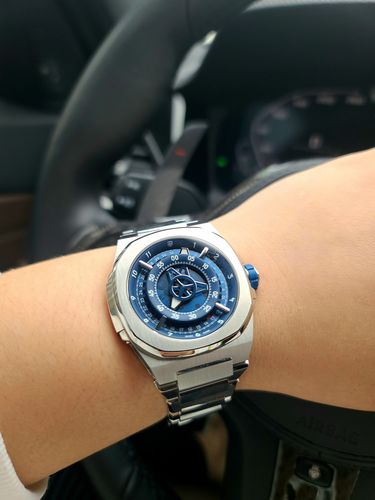Customer photo review of M3-blue-bracelet