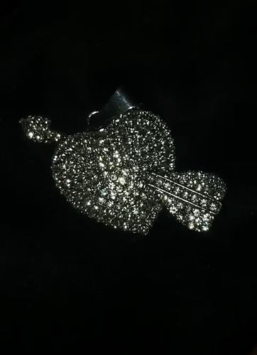 Customer photo review of Pendente Cupid Heart - Silver