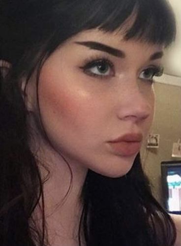 Customer photo review of [US Warehouse] Cherry Ocean Prescription Contact Lenses