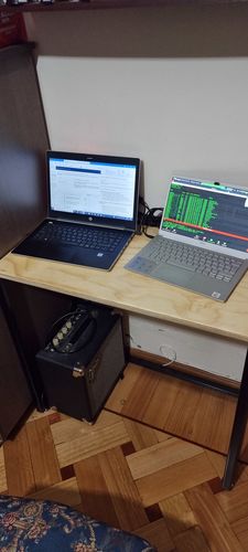 Customer photo review of Escritorio barato MIMA 80 x 40 Negro