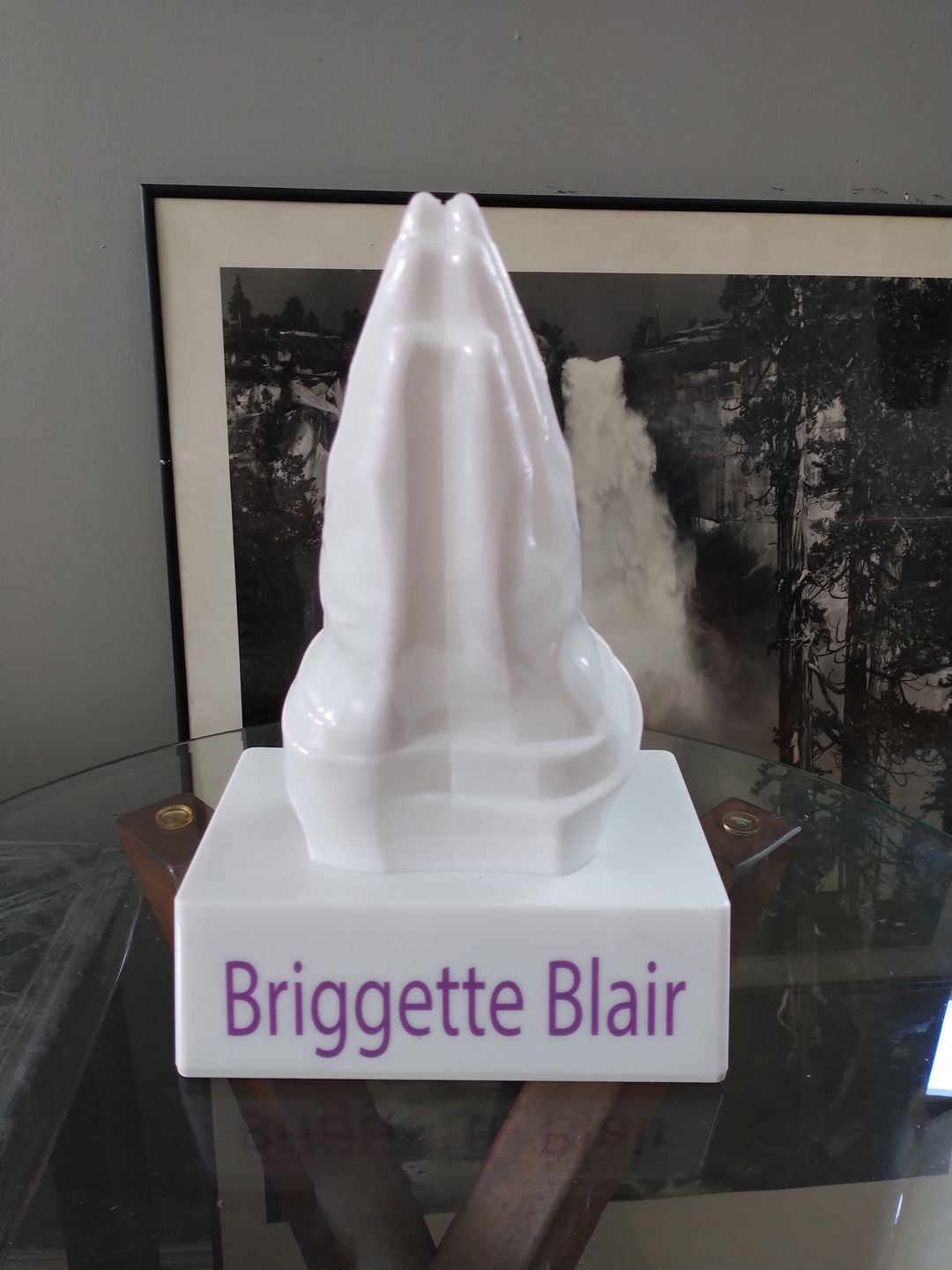 Customer photo review of Eternal Light Praying Hands