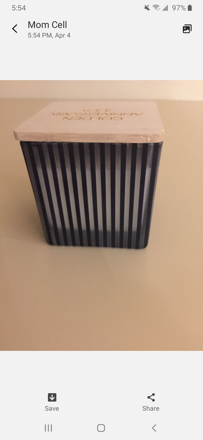 Customer photo review of COMPLETELY CUSTOM CANDLE
