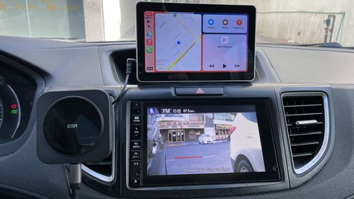 Customer photo review of Portable Wireless Apple CarPlay & Android Auto In Any Car