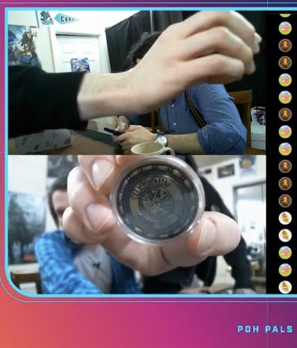 Customer photo review of Yu-Gi-Oh! Game Flip Coin - Ships Mid-March