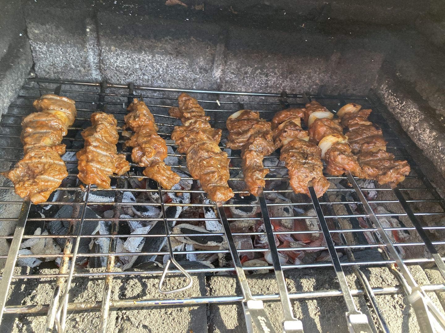 Customer photo review of Rinder-Schaschlik BBQ – rauchig-süß mariniert & grillfertig | mySchaschlik