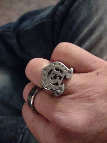 Customer photo review of HORSESHOE STARS RING