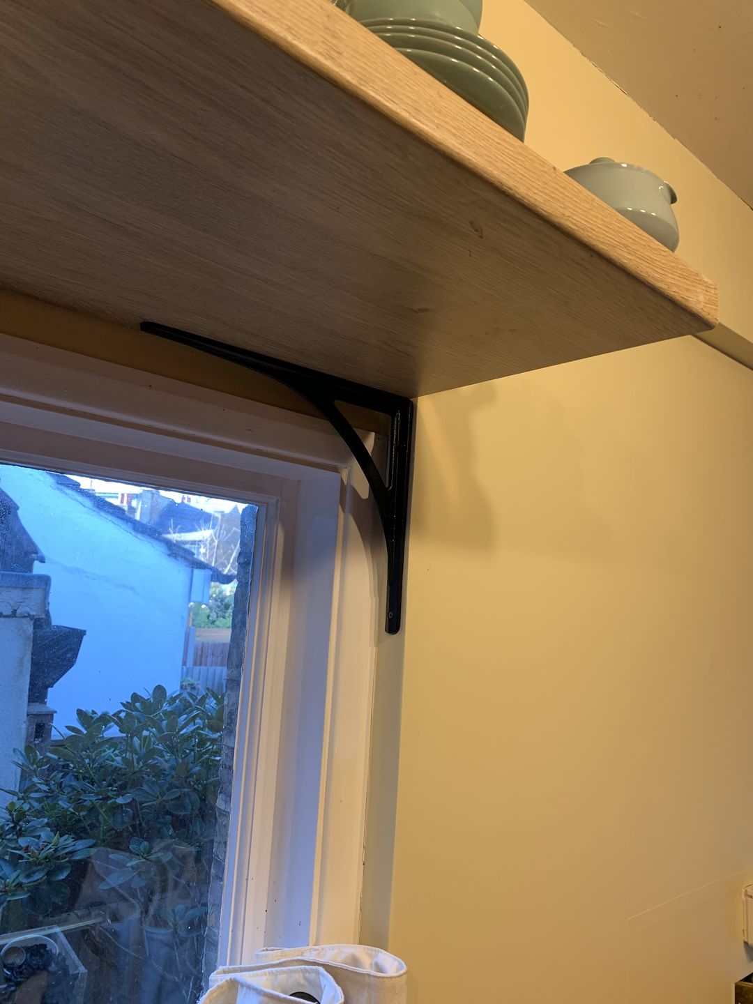 Customer photo review of 12 x 10 Inch Ironbridge Cast Iron Shelf Bracket