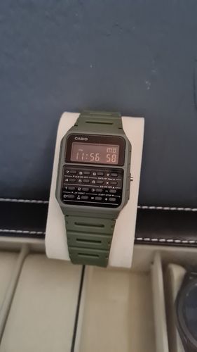 Reloj Calculadora Casio Vintage Ca 53wf 3bcf Dando La Hora Dando La Hora