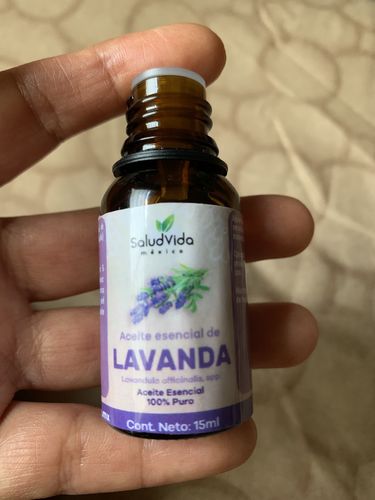 Customer photo review of Aceite esencial de lavanda