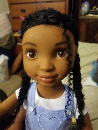 Customer photo review of Healthy Roots Doll: Zoe