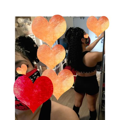 Customer photo review of GODDESS Shorts