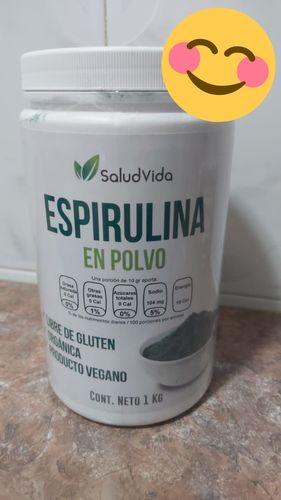 Customer photo review of Alga Espirulina en polvo organica