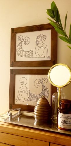 Customer photo review of Sisters of the Sea 1 Art Print by Justina Blakeney®