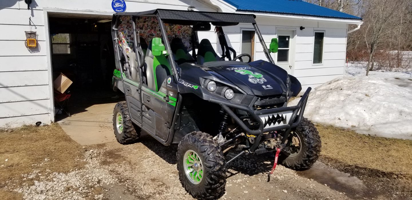 Customer photo review of Kawasaki Wheel Spacers - Select Model (Sold in Pairs)