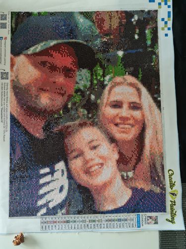 Customer photo review of Diamond Painting - Dein Wunschmotiv