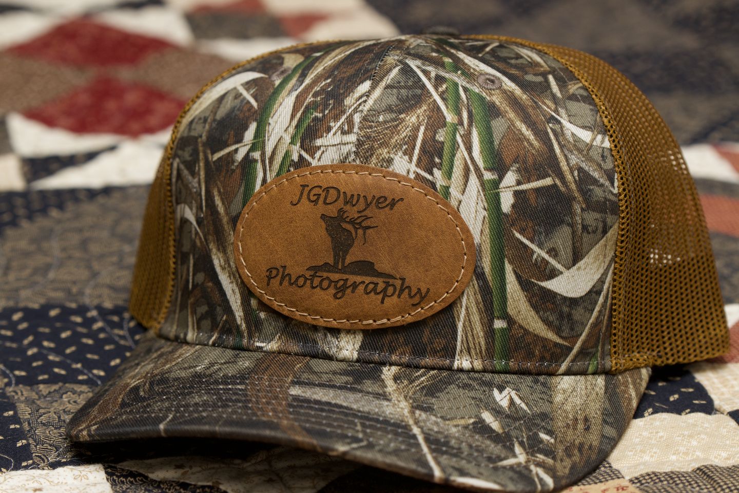 Customer photo review of 112p Camo Patch Hat
