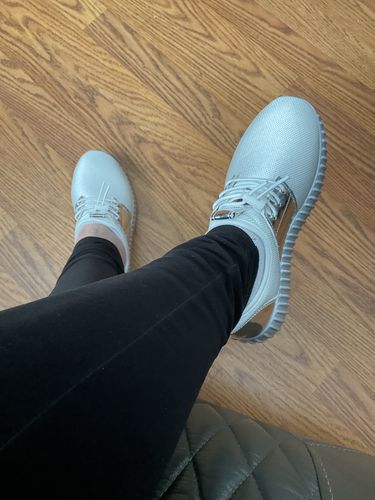 Customer photo review of Astra Sneakers - Instant Foot Pain Relief
