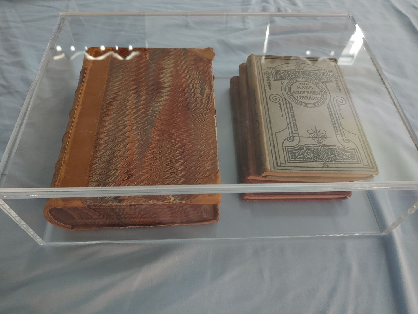 Customer photo review of Acrylic Book Display Case