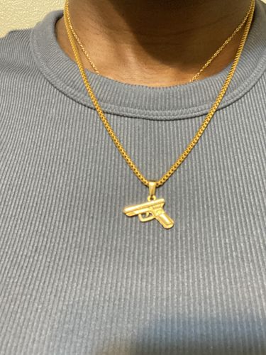 Customer photo review of Girl Gang Necklace