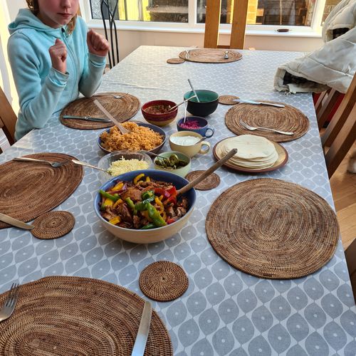 Customer photo review of Boojum Chicken Fajita Meal Kit For 4 People