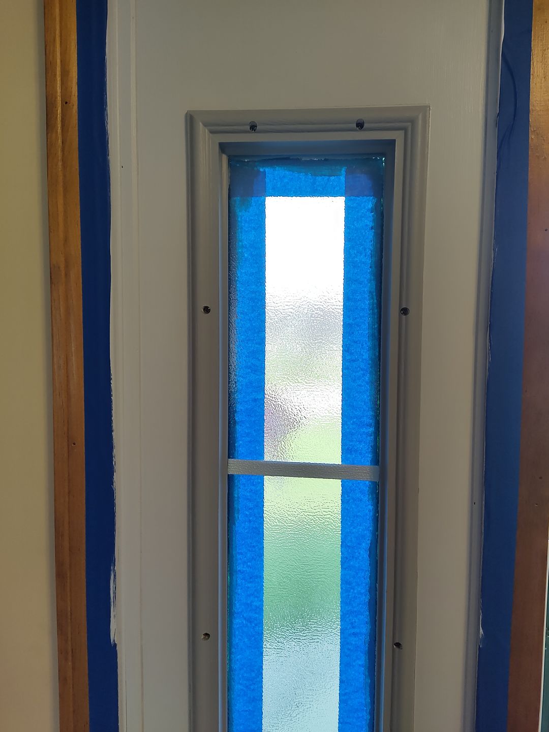 Customer photo review of Grills Between Glass 5 Lite Glass and Frame Kit (Full Sidelite 7" x 64" Glass Size)