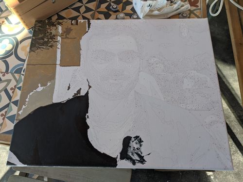 Customer photo review of Pintar por numeros personalizado