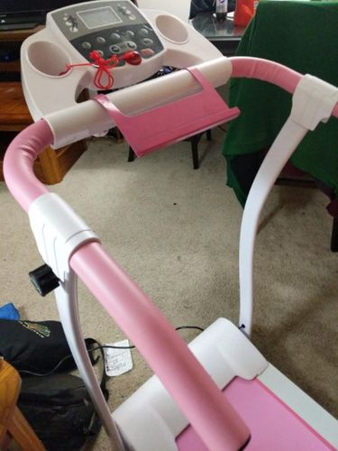 Customer photo review of Murtisol Folding Treadmill Electric Running Exercise Machine Home Gym Pink