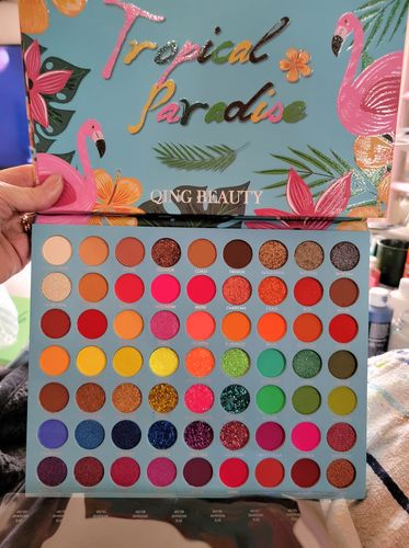 Customer photo review of Tropical Paradise Palette